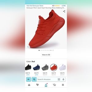 Damyuam Mens sport shoe 9.5